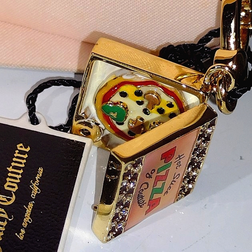 🍕Juicy Couture Hot Sauce Pizza Never Removed From Original 🎁 🍕